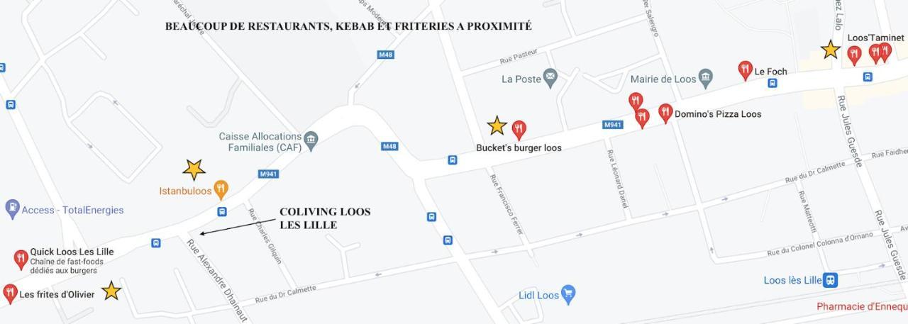 Coliving Tout Confort- Loos Les Lille-Maison Partagee-7 Chambres-5 Sdb-6Wc-Loos Les Lille Kültér fotó